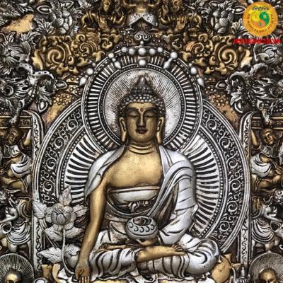 Tranh Thangka Kiểu cổ 3D Thích Ca Mâu Ni - HẾT HÀNG